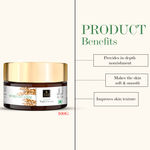 Buy Good Vibes Wheatgerm Nourishing Night Cream | Anti-Inflammatory, Heals Scars | With Almond Oil | Np Parabens, No Sulphates, No Mineral Oil (100 g) - Purplle