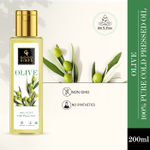 Buy Good Vibes Olive 100% Pure Cold Pressed Carrier Oil For Hair & Skin | Hair Repair, Anti-Ageing | No Parabens, No Animal Testing (200 ml) - Purplle