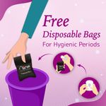Buy Niine Dry Comfort Ultra Thin XL+ Sanitary Napkins for women, With Biodegradable disposable bags inside (Pack of 4), 24 Pads Count - Purplle