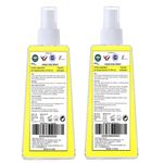 Buy Mirah Belle Lemon Hand Rub Sanitizer Spray (With Vitamin E) 200 ML ( Pack of 2) ( (72.9% Alcohol) FDA Approved Best for Men, Women and Children Natural, Vegan, Herbal, Sulfate and Paraben Free - Purplle