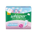 Buy Whisper Ultra Soft Sanitary Pads - 6 Pieces (XL PLUS ) - Purplle
