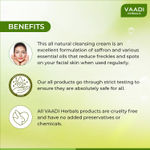 Buy Vaadi Herbals Saffron Skin-Whitening Cleansing Cream (50 gm) - Purplle