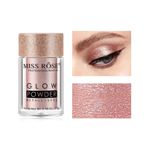 Buy MISS ROSE Single Glow Powder Metalises Eyeshadow 7001-010M9 - Purplle