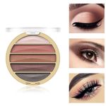 Buy Miss Rose 5 Color Earthy Tones Eyeshadow Palette 7001-065 04 - Purplle