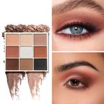 Buy Miss Rose 9 Color matte Eyeshadow Palette 7001-384 M2 - Purplle