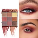 Buy Miss Rose 9 Color matte Eyeshadow Palette 7001-384 M3 - Purplle