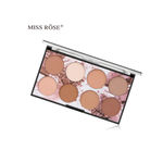 Buy Miss Rose 8 Color Highlighter/Contour Palette 7003-050 1 - Purplle