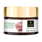 Buy Good Vibes Brazilian Volcanic Red Clay Oil Control Face Scrub (50 g) - Purplle