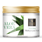 Buy Good Vibes Aloe Vera Nourishing Multipurpose Gel |Anti-Acne, Ageing | With Neem | No Parabens, No Sulphates, No Mineral Oil, No Animal Testing (300 g) - Purplle