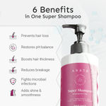 Buy Arata Super Regenerating Shampoo  Plant-Powered Super Shampoo with Onion Oil, Bhringraj, Apple Cider Vinegar, Argan Oil & Aloe Vera For Women & Men (Shampoo)-300ml - Purplle