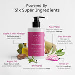 Buy Arata Super Regenerating Shampoo  Plant-Powered Super Shampoo with Onion Oil, Bhringraj, Apple Cider Vinegar, Argan Oil & Aloe Vera For Women & Men (Shampoo)-300ml - Purplle