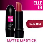 Buy Elle18 Color Pop Matte Lip Color - Code Red (4.3 gm) - Purplle
