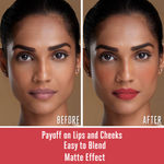 Buy Lakme 9 To 5 Weightless Matte Mouse Lip & Cheek Color | Crimson Silk (9 gm) - Purplle
