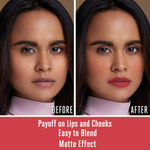 Buy Lakme 9 To 5 Weightless Matte Mouse Lip & Cheek Color | Crimson Silk (9 gm) - Purplle