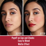 Buy Lakme 9 To 5 Weightless Matte Mouse Lip & Cheek Color | Crimson Silk (9 gm) - Purplle