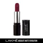 Buy Lakme Absolute Matte Revolution Lip Color - Burgundy Blast 502 (3.5 g) - Purplle