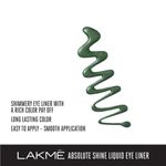 Buy Lakme Absolute Shine Liquid Eye Liner - Sparkling Olive (4.5 ml) - Purplle
