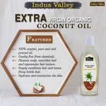 Buy Indus valley Bio organic extra virgin coconut oil (200 ml) - Purplle