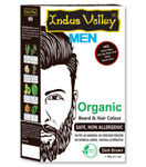 Buy Indus Valley Men organic beard & hair color Dark Brown (60 g) - Purplle
