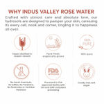 Buy Indus valley Facial toner Rose Water or Gulab Jal (250 ml) - Purplle
