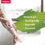 Buy Sirona Disposable Shaving Razor for Women with Aloe Boost - Pack of 5 - Purplle