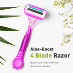 Buy Sirona Reusable Hair Removal Razor for Women with Aloe Boost, Shaving Razor - Pack of 1 - Purplle
