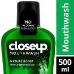 Buy Closeup Nature Boost Mouthwash (500 ml) - Purplle