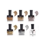 Buy Color Fx Premium Non-Toxic Nail Polish, Glittery Gold Combo, Set of 6 - Purplle