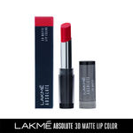 Buy Lakme Absolute 3D Lipstick, Red Carnival (3.6 gm) - Purplle