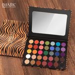Buy Imagic Professional Cosmetics Zebra Pattern 35 Colors Eyeshadow Palette (EY324) 42 gm - Purplle