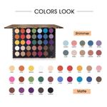 Buy Imagic Professional Cosmetics Zebra Pattern 35 Colors Eyeshadow Palette (EY324) 42 gm - Purplle