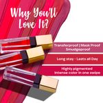 Buy Faces Canada No Transfer Matte Liquid Lip Color | Mask Proof | Transfer Proof | Lasts All Day |Enriched with Chamomile Oil | Highly Pigmented | One Stroke Color | Shade - Streakster 3.5 ml - Purplle