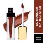 Buy Faces Canada No Transfer Matte Liquid Lip Color | Mask Proof | Transfer Proof | Lasts All Day |Enriched with Chamomile Oil | Highly Pigmented | One Stroke Color | Shade - Filter Freak 3.5 ml - Purplle