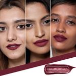 Buy Faces Canada No Transfer Matte Liquid Lip Color | Mask Proof | Transfer Proof | Lasts All Day |Enriched with Chamomile Oil | Highly Pigmented | One Stroke Color | Shade - Grammar Nazi 3.5 ml - Purplle