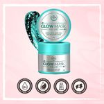 Buy The Beauty Co. Green Tea & Aloe Vera Glitter Glow Mask (100 g) - Purplle