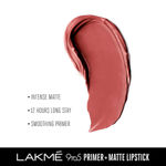 Buy Lakme 9 To 5 Primer + Matte Lipstick - Maple Map MB14 (3.6 g) - Purplle