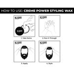 Buy Beardo Creme Power Hair Styling Wax For Men - Purplle