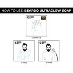 Buy Beardo Ultraglow Soap (Set of 3) (225 g) - Purplle