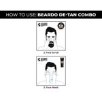 Buy Beardo De-Tan Face Wash and De-Tan Face Scrub Combo (Pack of 2 ) with Gift Box - Purplle