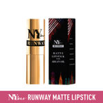 Buy NY Bae Runway Matte Lipstick | Infused With Argan Oil | Pink | Moisturising | Long Lasting | Light weight- First Look 1 (4.5 g) - Purplle