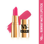 Buy NY Bae Runway Matte Lipstick | Infused With Argan Oil | Pink | Moisturising | Long Lasting | Light weight- Highlights 3 (4.5 g) - Purplle