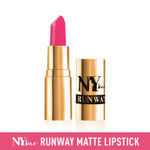 Buy NY Bae Runway Matte Lipstick | Infused With Argan Oil | Pink | Moisturising | Long Lasting | Light weight- Highlights 3 (4.5 g) - Purplle