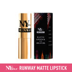 Buy NY Bae Runway Matte Lipstick | Infused With Argan Oil | Pink | Moisturising | Long Lasting | Light weight- Highlights 3 (4.5 g) - Purplle