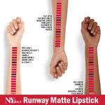 Buy NY Bae Runway Matte Lipstick | Infused With Argan Oil | Pink | Moisturising | Long Lasting | Light weight- Play Up 14 (4.5 g) - Purplle