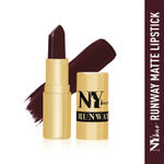 Buy NY Bae Runway Matte Lipstick | Infused With Argan Oil | Purple | Moisturising | Long Lasting | Light weight- Backstage Look 12 (4.5 g) - Purplle