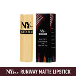 Buy NY Bae Runway Matte Lipstick | Infused With Argan Oil | Purple | Moisturising | Long Lasting | Light weight- Backstage Look 12 (4.5 g) - Purplle