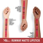 Buy NY Bae Runway Matte Lipstick | Infused With Argan Oil | Red | Moisturising | Long Lasting | Light weight- Showstopper 5 (4.5 g) - Purplle