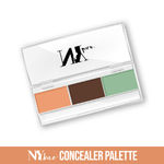 Buy NY Bae Concealer & Contour Palette with Green Color Corrector, For Wheatish - Dark Skin, Maskin' at Manhattan - Caramel Pulitzer Light Show 15 (1.5 g X 3) - Purplle