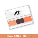Buy NY Bae Concealer Palette with Contour & Orange Color Corrector, For Dusky Skin, Maskin' at Manhattan - Ivory Pulitzer Light Show 9 (1.5 g X 3) - Purplle