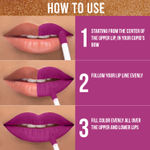 Buy Shakti By NY Bae Liquid Lipstick Purple - Peppy Popping 11 (2.7 ml) - Purplle